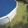  Пузырьковое плавающее покрытие для овального бассейна 6.00 х 3.20м, 400 микрон, цвет синий. 4770230