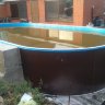 Каркасный бассейн морозоустойчивый Лагуна стальной 10х5х1.25м овальный (вкапываемый)/ТМ839