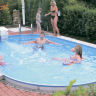 Каркасный сборный морозоустойчивый бассейн Summer Fun овальный-oval 7,0 х 3,5 х 1,5 м Chemoform Германия (скиммер + форсунка) 4501010248KB