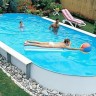 Каркасный сборный морозоустойчивый бассейн Summer Fun овальный-oval 5,0 х 3,0 х 1,5 м Chemoform Германия (скиммер + форсунка) 4501010160KBF