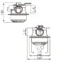 Кран четыреходовой (1,5'') Aquaviva MPV16 (MPV16/88281105B)/15944