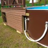 Каркасный бассейн морозоустойчивый Лагуна 5 х 1.25м (полная комплектация) цвет Платина/50010F